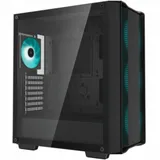 Корпус DeepCool CC560 V2, Mid Tower, ATX, Black, 2x3.5"/2x2.5" HDD, 2xUSB, Mic+Audio