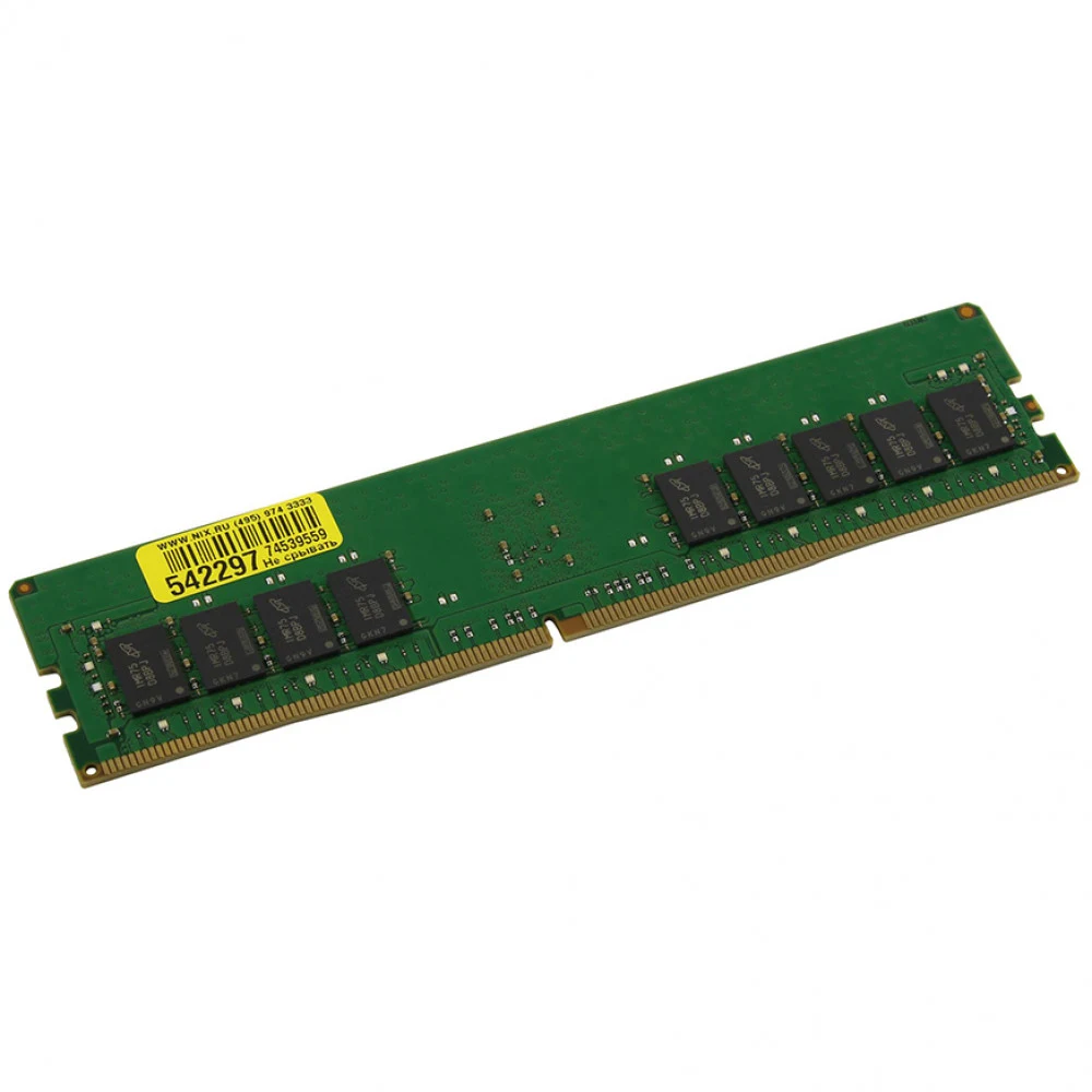 Память оперативная/ Micron 16GB DDR4 3200 MT/s CL22 2Rx8 ECC Registered DIMM 288pin pulled