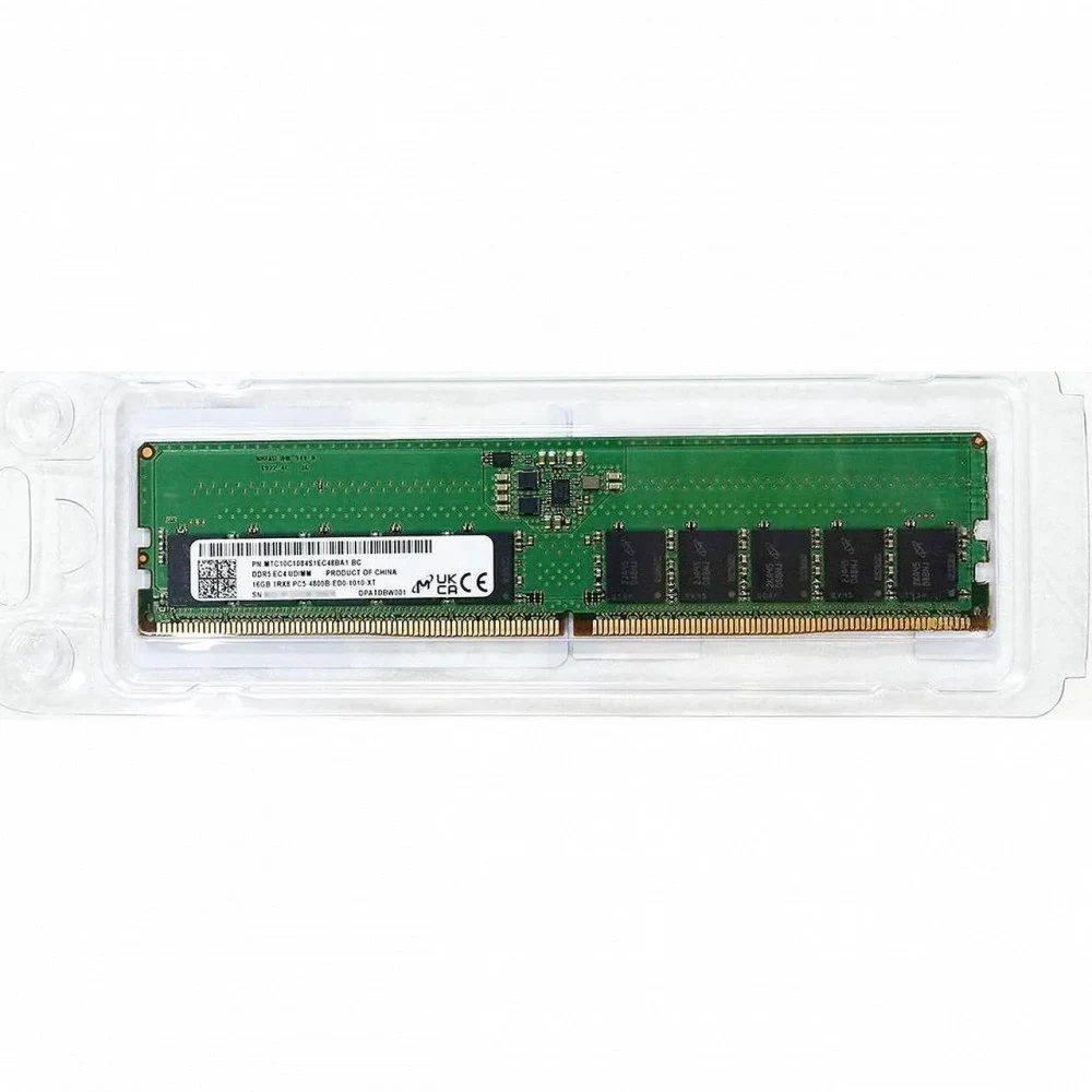 Оперативная память DDR5 UDIMM 5600 16GB 1Rx8 D-die.1 (Micron) NEW