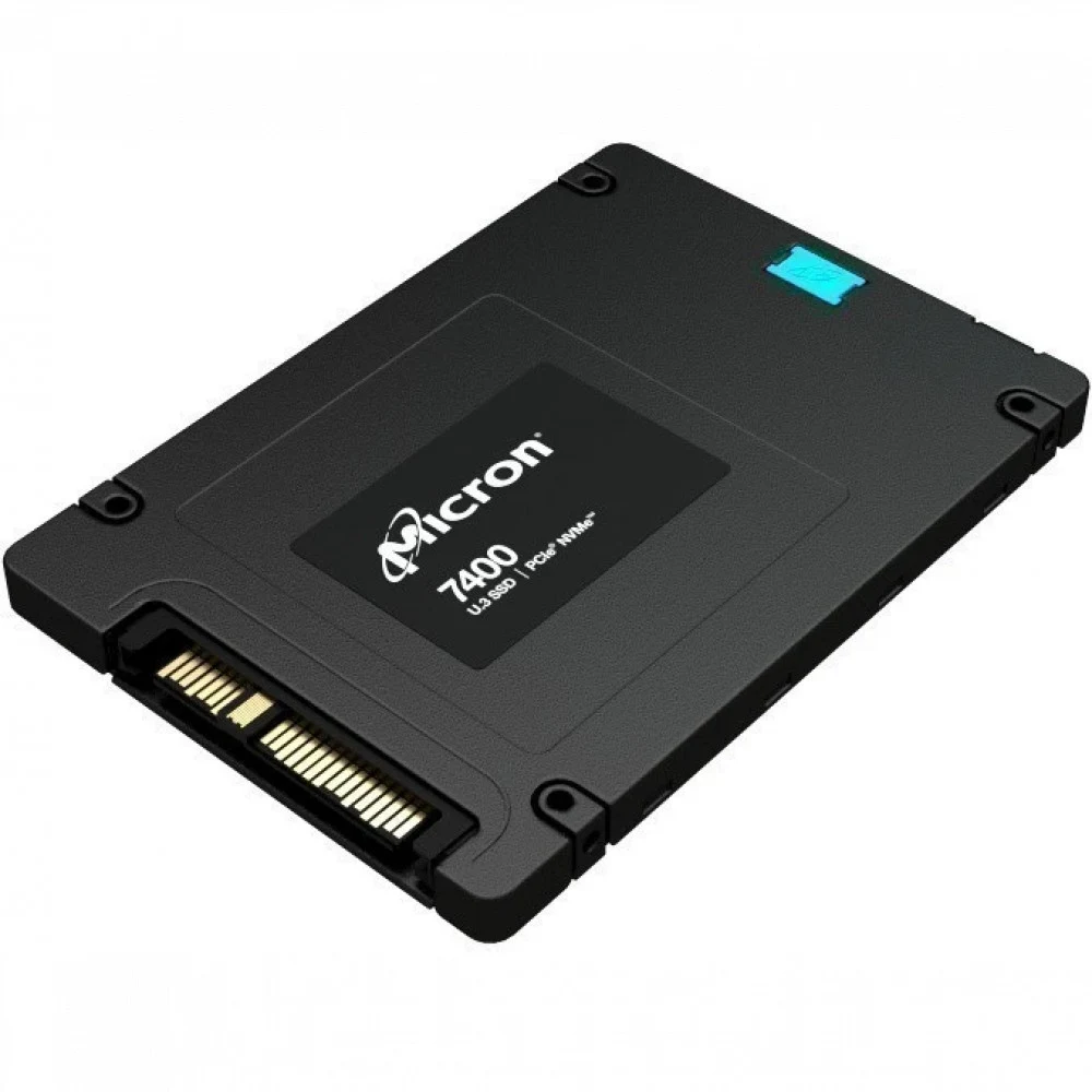 Накопитель SSD PCIE 3.2TB 7400 MAX MTFDKCC3T2TFC-1AZ1ZABYY U.3 NVMe 6600/3500 3DWPD MICRON