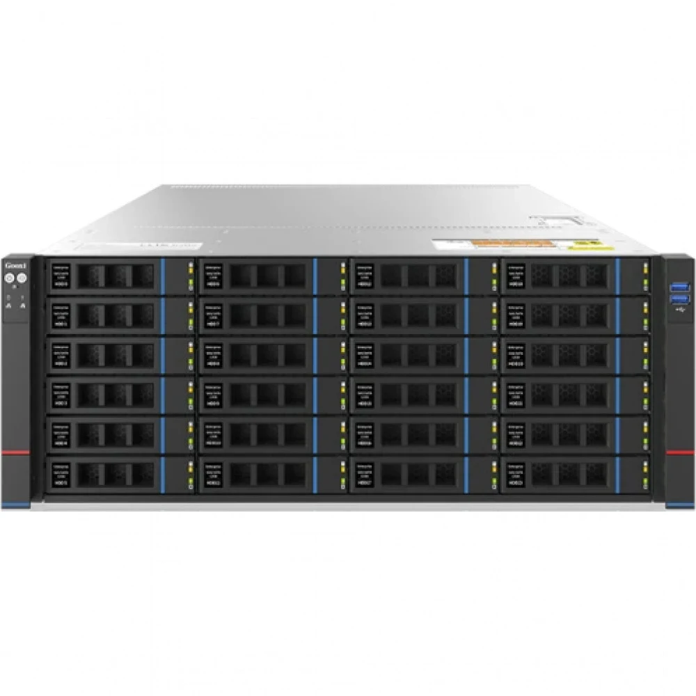 Серверная платформа/ Gooxi SYR4108G-D12R-G5 Gooxi 4u -8 GPU platform based on AMD 9005 , compatible with 9004, 4*2700w psu, 8*GPU cables, EU cables, rail kits