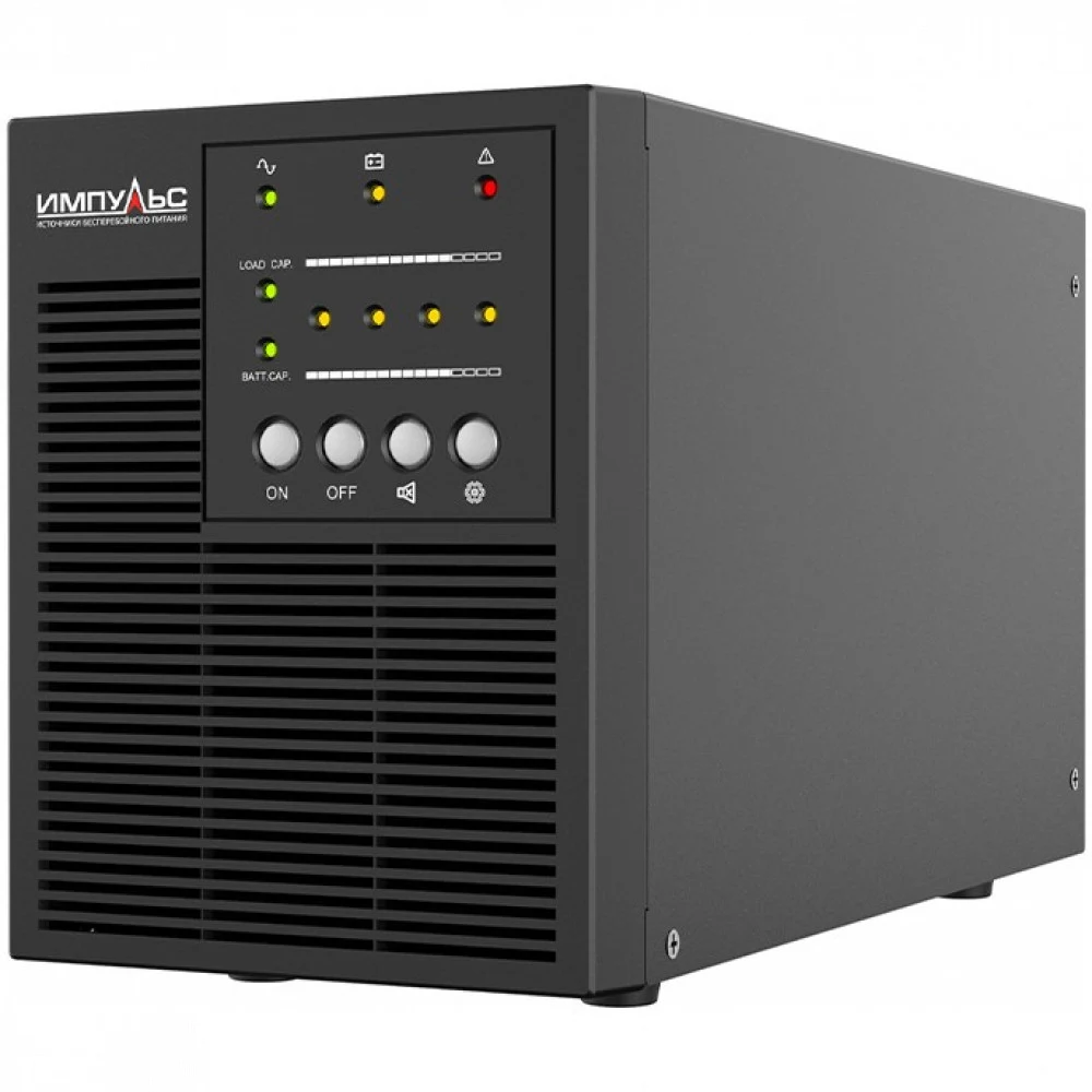 ИБП ИМПУЛЬС МИНИ 1000, 1000VA/800W, ONLN, SIN, LCD, RS232, RJ45/11, C13x3