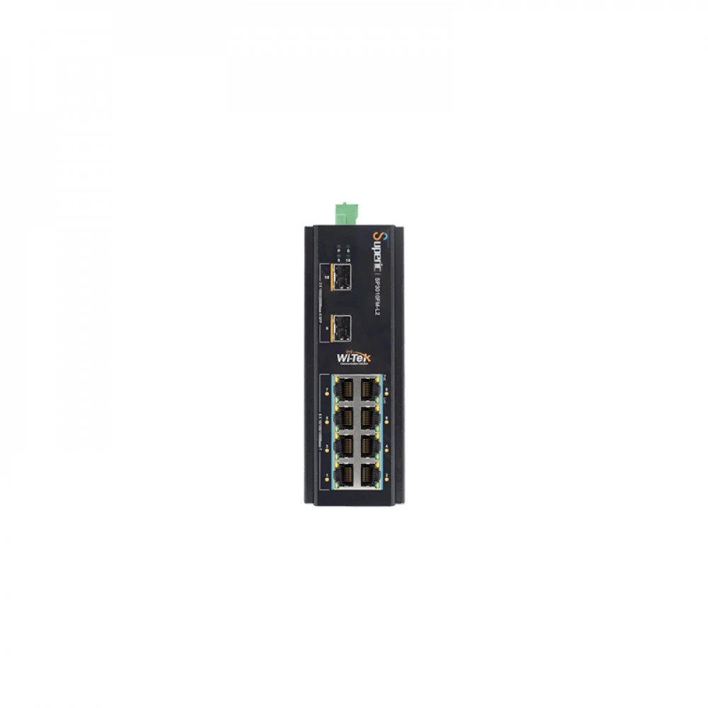 Wi-Tek SP3010FM-L2 Промышленный 8-портовый управляемый коммутатор PoE