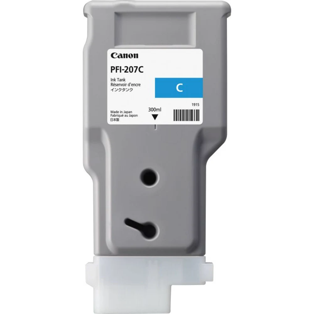 Картридж Canon PFI-207C Ink №207 cyan 300 ml Модель: Canon iPF680, Canon iPF685, Canon iPF780, Canon iPF785