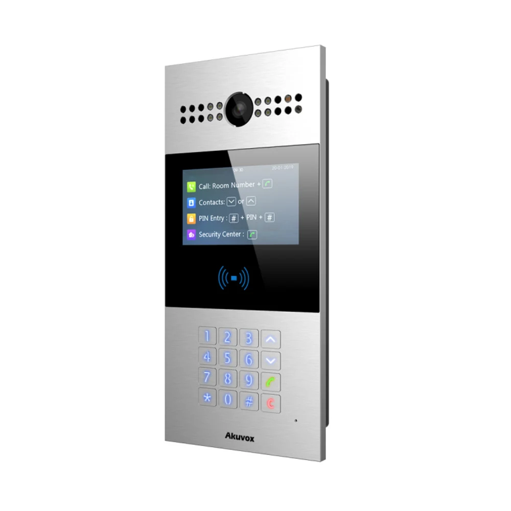 Akuvox R28A_OW SIP video doorphone (on-wall) (СЕРЕБРИСТЫЙ)
