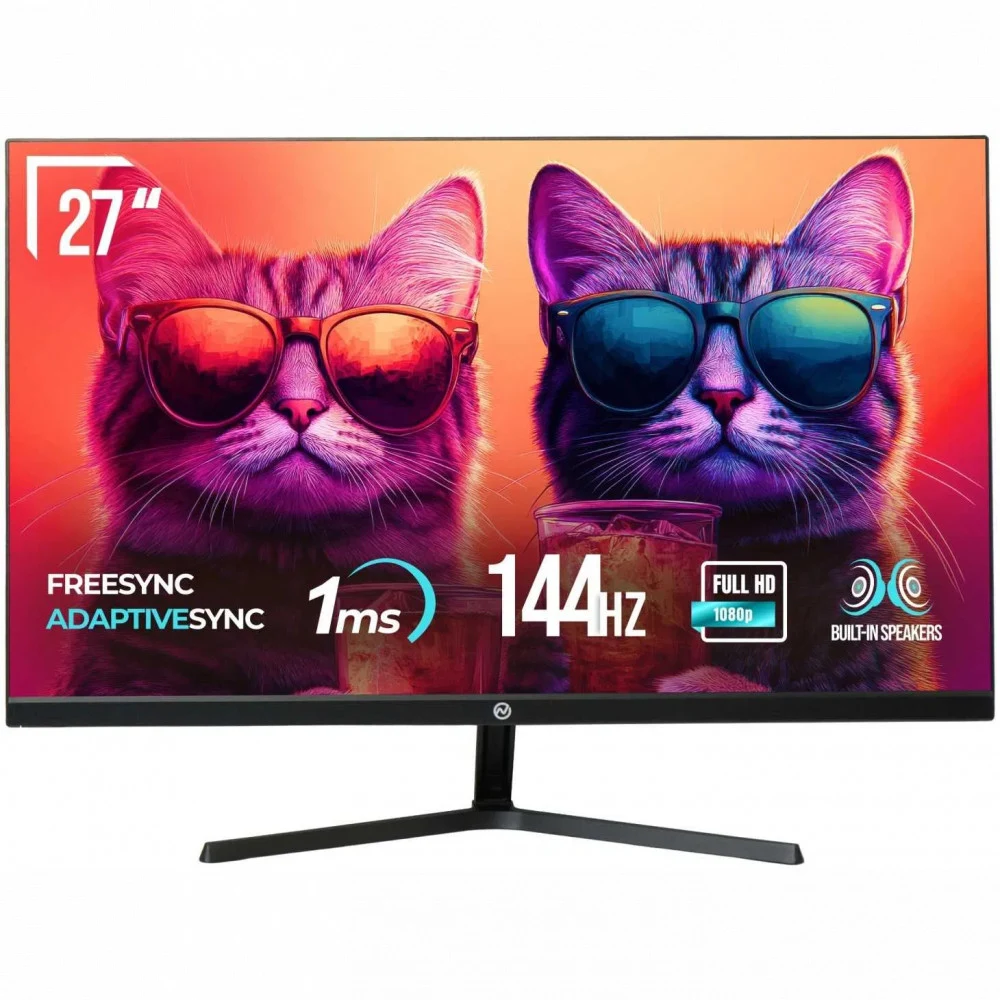 Монитор 27" ONVYX ONMR27FHD240B169F, FullHD, IPS, Grade A+, 240Hz, 1ms, 300 cd/m2, 1000:1, 2HDMI/2DP ONMR27FHD240B169F