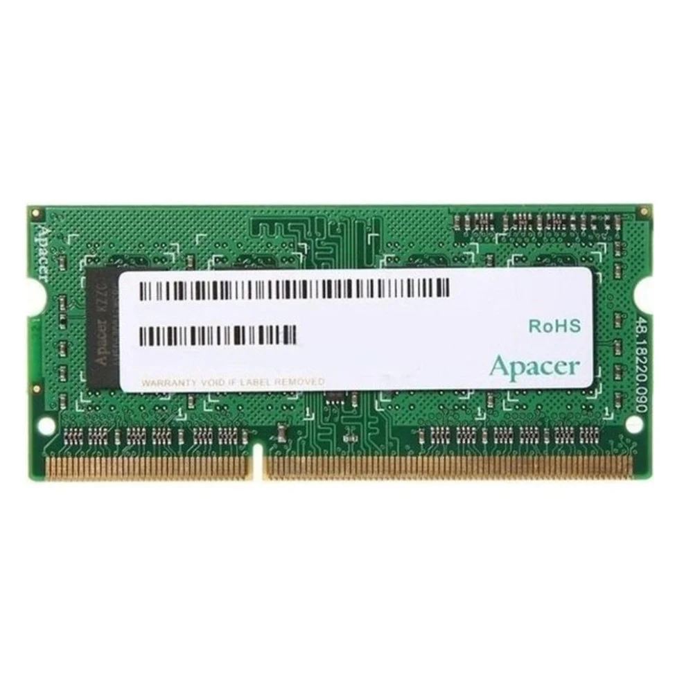 Модуль памяти Apacer 4GB Apacer DDR3 1600 SO DIMM DS.04G2K.KAM AS04GFA60CATBGC, Non-ECC, CL11, 1.5V, 1R, 512x8, RTL DS.04G2K.KAM (887351)