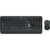 Комплект беспроводной Logitech MK540 Advanced [920-008686] клавиатура черная, мультимедийная, 114 клавиш с защитой от воды, мышь черная, оптическая 1000dpi, 3 кнопки, 2.4GHz, USB-ресивер (077478) {4