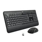Комплект беспроводной Logitech MK540 Advanced [920-008686] клавиатура черная, мультимедийная, 114 клавиш с защитой от воды, мышь черная, оптическая 1000dpi, 3 кнопки, 2.4GHz, USB-ресивер (077478) {4