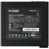 Блок питания, Deepcool, PL550D R-PL550D-FC0B-EU, 550W, ATX 3.0, Bronze, 20+4 pin, 4+4pin, 6*Sata, 2*Molex, 3*PCI-E 6+2 pin, 1*(16Pin)12VHPWR, Вентилятор 12 см, Кабель питания, Чёрный