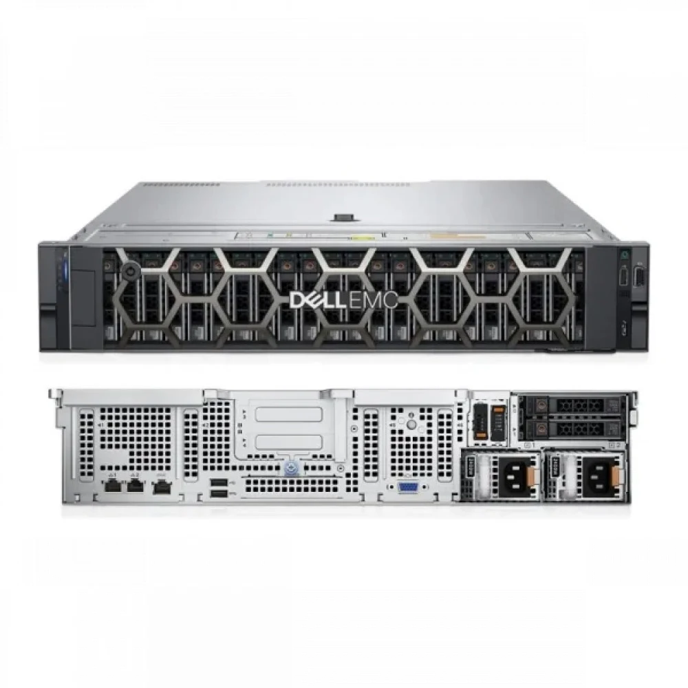 Сервер Dell/PowerEdge R760xs 16SFF/1/Xeon Gold/5418Y/2 GHz/512 Gb/HBA355i/0,1,10/2/960 Gb/SSD+HDD/No ODD/(1+1) 800W