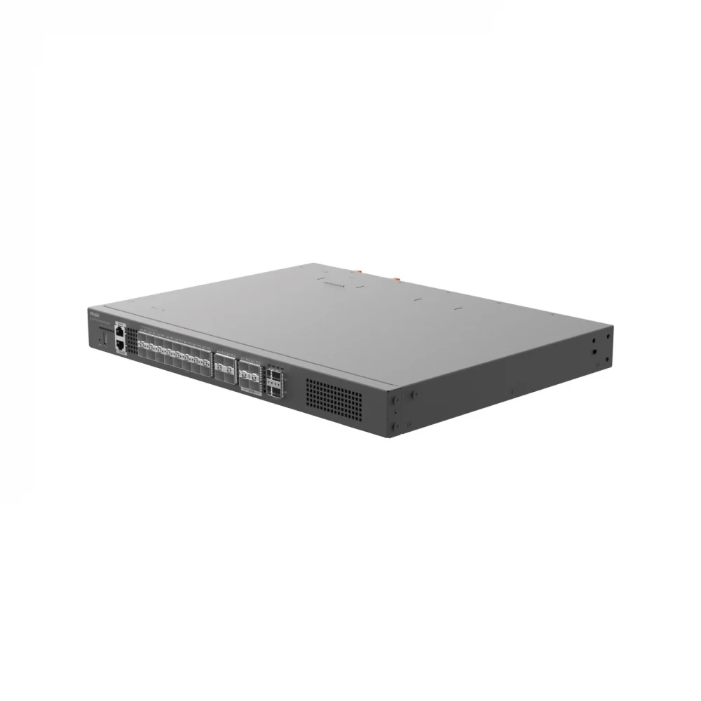 Коммутатор Ruijie RG-S6120-20XS4VS2QXS, 20 x 1GE/2.5GE/10GE SFP+ ports,4 x 10GE/25GE SFP28 ports,2 x 40GE QSFP+ ports (Note: One switch provides a maximum of 32 x 10GE ports, 2 x power module slots