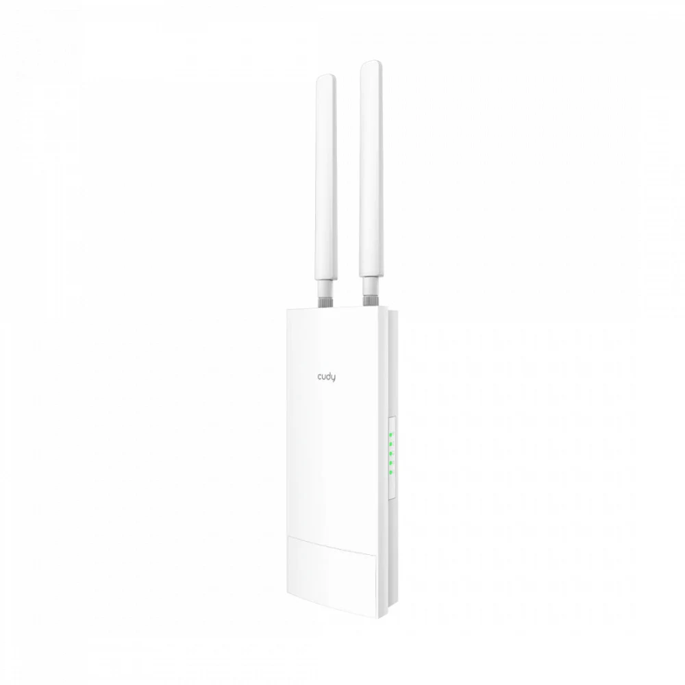 Точка доступа/ AC1200 WiFi Outdoor Access Point, Repeater, 867Mbps at 5GHz + 300Mbps at 2.4GHz, 1 x 100Mbps RJ45, 2 Detachable Antennas, 24V passive PoE, IP65 Waterproof, lightning protection, passi