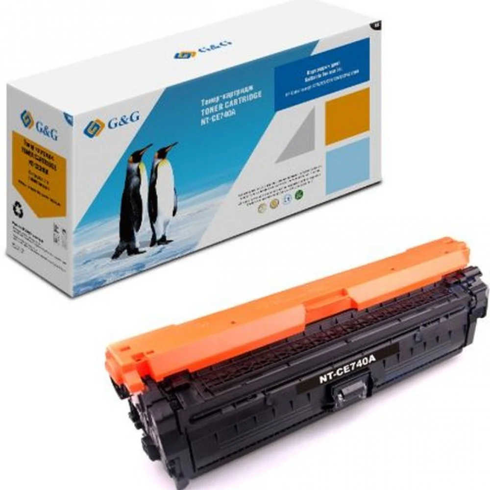 Тонер-картридж G&G GG-CE740A черный, 7000 стр., для HP LaserJet CP5220/CP5221/CP5223/CP5225
