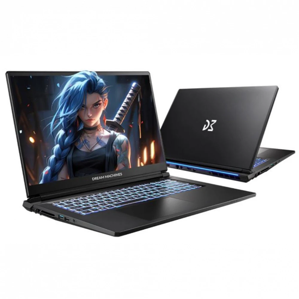 Ноутбук Dream Machines/RG5050-17KZ27 / V270RNM/1г/Core i7/13620H/3,6 GHz/32 Gb/PCIe NVMe SSD/1000 Gb/No ODD/GeForce/RTX 5050/8 Gb/17,3 ''/1920x1080/Бе RG5050-17KZ27