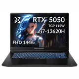 Ноутбук Dream Machines/RG5050-17KZ27 / V270RNM/1г/Core i7/13620H/3,6 GHz/32 Gb/PCIe NVMe SSD/1000 Gb/No ODD/GeForce/RTX 5050/8 Gb/17,3 ''/1920x1080/Бе RG5050-17KZ27