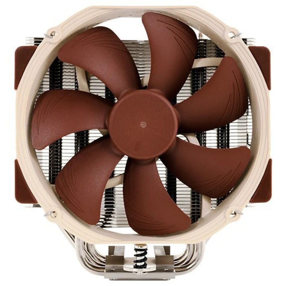 Кулер для процессора/ CPU Cooler Noctua NH-U14S (162W, 4-pin PWM, 165mm, Al/Cu, 6x6mm, 1x140x140x25mm, 82.52CFM, 24.6dBA, 1500RPM, S: 1851/1700/1200/115X/2011/2066, AM5/AM4, Beige/Brown)