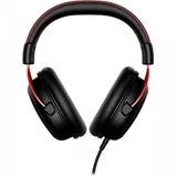 Гарнитура, HyperX, 4P5M0AA, KHX-HSCP-RD, Cloud II - Pro Gaming Headset (Red), Микрофон съёмный гибкий, Динамики 53 мм, 150 мВт, 15-25000гц, Блок управления звуком USB удлинитель, Красно-Чёрный, Цвет