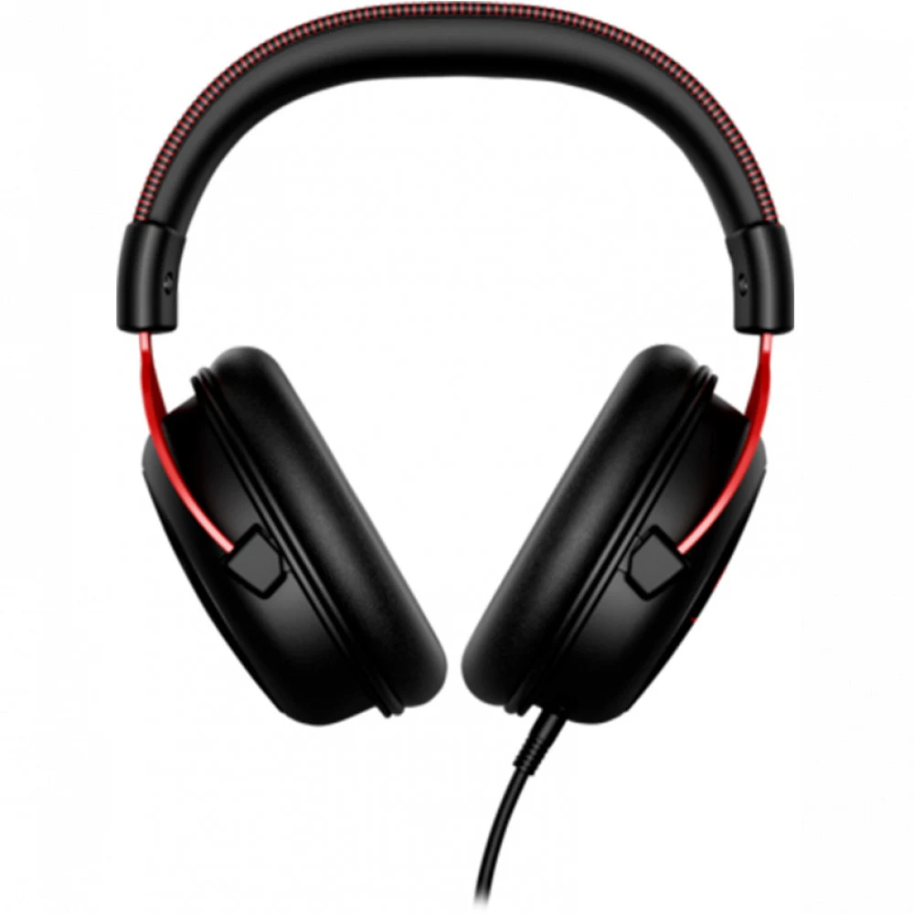 Гарнитура, HyperX, 4P5M0AA, KHX-HSCP-RD, Cloud II - Pro Gaming Headset (Red), Микрофон съёмный гибкий, Динамики 53 мм, 150 мВт, 15-25000гц, Блок управления звуком USB удлинитель, Красно-Чёрный, Цвет