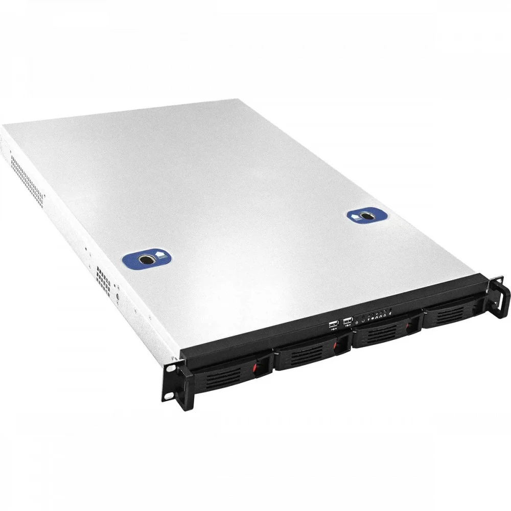 Серверный корпус ExeGate Pro 1U660-HS04 <RM 19", высота 1U, глубина 660, БП 1U-800ADS, 4xHotSwap, USB>