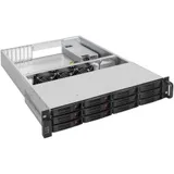 Серверный корпус ExeGate Pro 2U660-HS12 RM 19", высота 2U, глубина 660, БП 1U-800ADS, 12xHotSwap