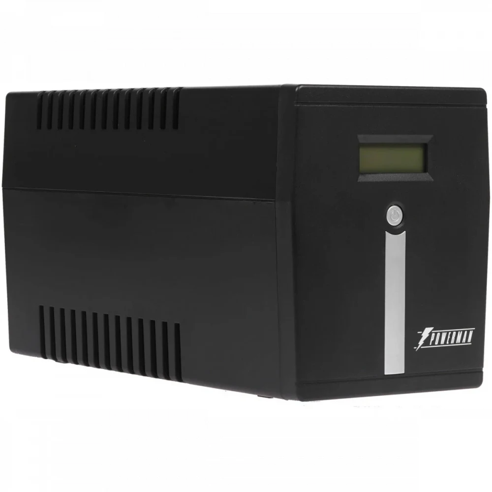 ИБП POWERMAN Smart Sine 1500, LCD, линейно-интерактивный, 1500ВА, 1050Вт, 4 евророзетки с резервным питанием, USB, батарея 12В 9Ач 2 шт., 380мм х 158мм х 198мм, 11.5 кг./ UPS POWERMAN Smart Sine 150