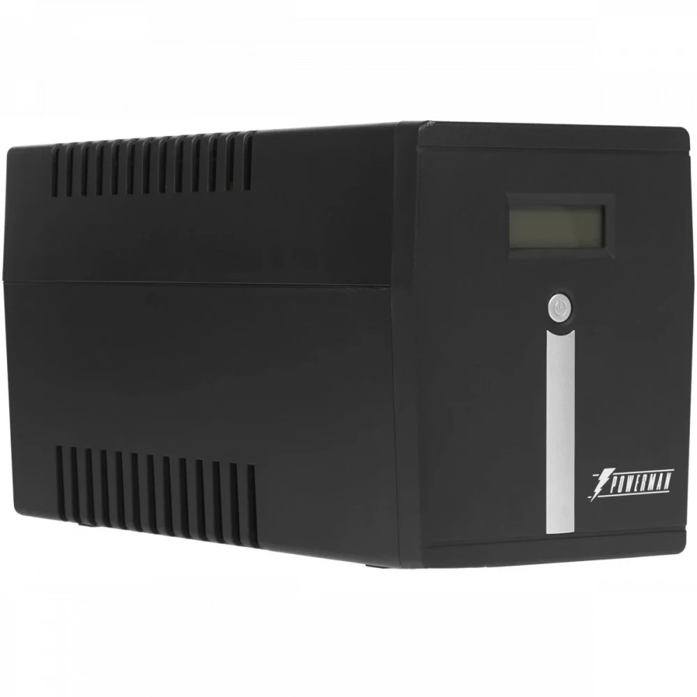 ИБП POWERMAN Smart Sine 2000, LCD, линейно-интерактивный, 2000ВА, 1400Вт, 4 евророзетки с резервным питанием, USB, батарея 12В 9Ач 2 шт., 380мм х 158мм х 198мм, 12.7 кг./ UPS POWERMAN Smart Sine 200