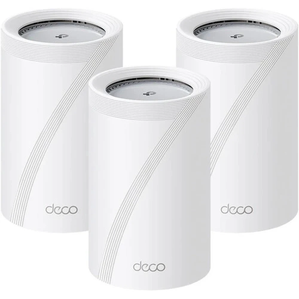TP-Link Deco BE65 Pro(3-pack) Трехдиапазоннаяя Mesh Wi-Fi 7 система BE9300, 2,4/5/6 ГГц, до 9220 Мбит/с, 2х5 Гбит/с