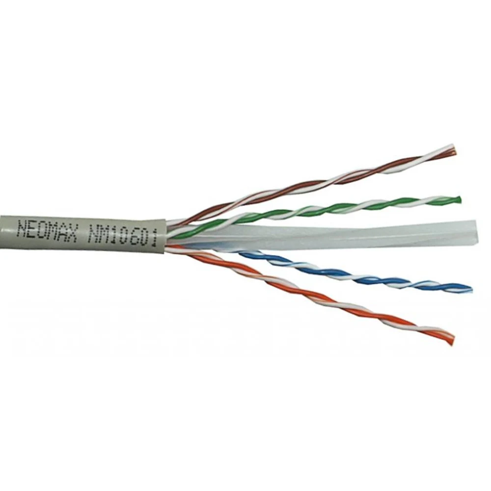 Кабель Кабель NEOMAX [NM10601] U/UTP cat.6 4 пары (305 м) 0.57 мм (23 AWG) Медь, PVC Fluke Tested