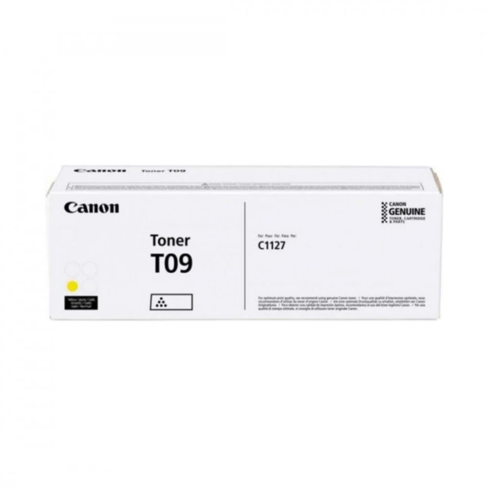 Тонер-картридж, Canon, TONER T09 YELLOW, 3017C006AA, для i-SENSYS X C1127, 7 600 стр. (А4)