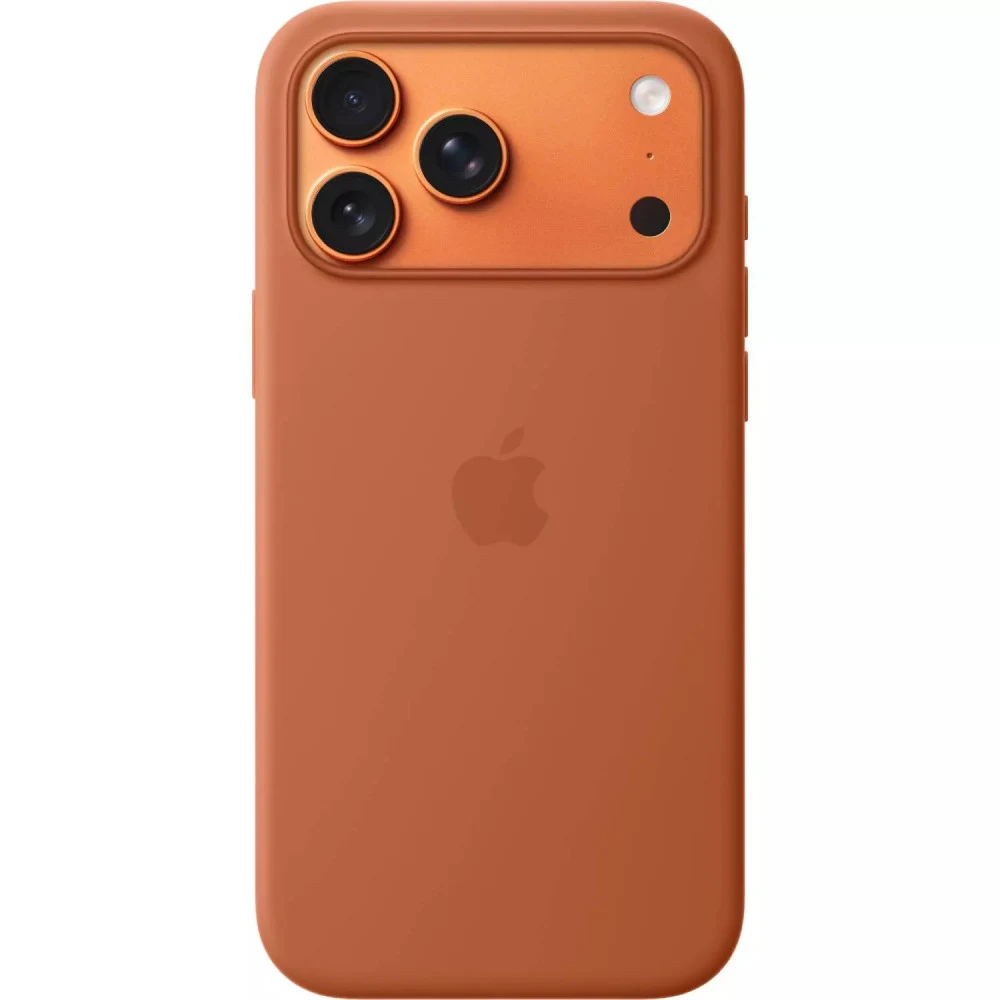 iPhone 17 Pro Max Silicone Case with MagSafe - Terra Cotta,Model A3560