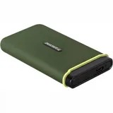 Transcend External SSD ESD380C, 1000GB, Type-C, USB 3.2 Gen2, R/W 2000/2000MB/s, 97x54x13mm, два кабеля в комплекте Transcend ESD380C — это портативный твердотельный накопитель, исполненный в прочно