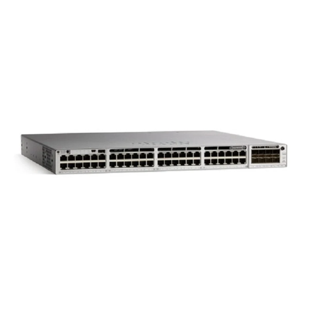 Коммутатор CISCO Catalyst 9300 48-port (36 ports 100M/1G/2.5G + 12 ports Multigigabit 10G/5G/2.5G/1G/100M) copper with modular uplinks, UPOE, 1x PS 1100W (upto 2), Network Advantage, C9300-48UXM-A
