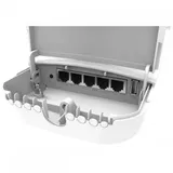 MikroTik OmniTIK 5 ac with 2 x 7.5dBi integrated 5GHz Omni antennas, High Gain Dual Chain 802.11an/ac wireless, 720MHz CPU, 128MB RAM, 5xGigabit LAN, POE, PSU, pole mount, RouterOS L4