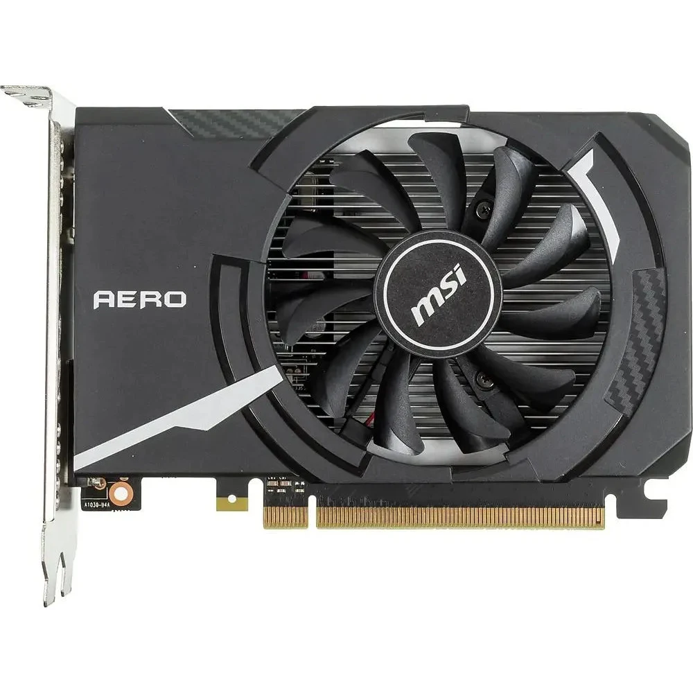 Видеокарта/ VGA MSI NVIDIA GeForce GT 1030 AERO ITX 2GD4 OC 2GB, DDR4/64-bit, PCIe 3.0, 1xDVI-D, 1xHDMI 2.0, 2-slot