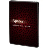 Apacer SSD PANTHER AS350X 256Gb SATA 2.5" 7mm, R560/W540 Mb/s, 3D NAND, IOPS 81K/74K, MTBF 1,5M, 180TBW, Retail, 3 years (AP256GAS350XR-1)