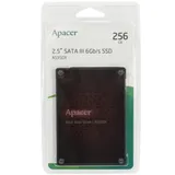 Apacer SSD PANTHER AS350X 256Gb SATA 2.5" 7mm, R560/W540 Mb/s, 3D NAND, IOPS 81K/74K, MTBF 1,5M, 180TBW, Retail, 3 years (AP256GAS350XR-1)