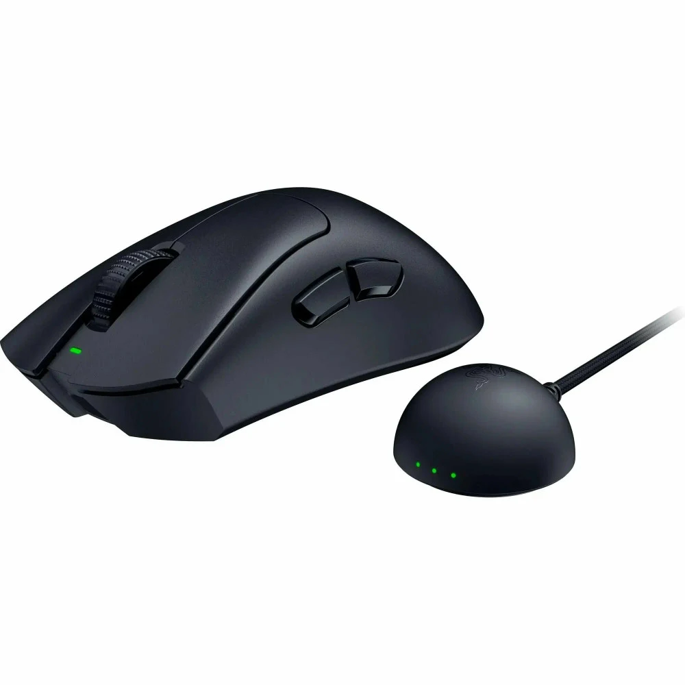 Компьютерная мышь, Razer, DeathAdder V4 Pro, RZ01-05330100-R3G1, Игровая, Оптическая 45000 DPI, 6 кнопок, Бесроводная, USB, Чёрный