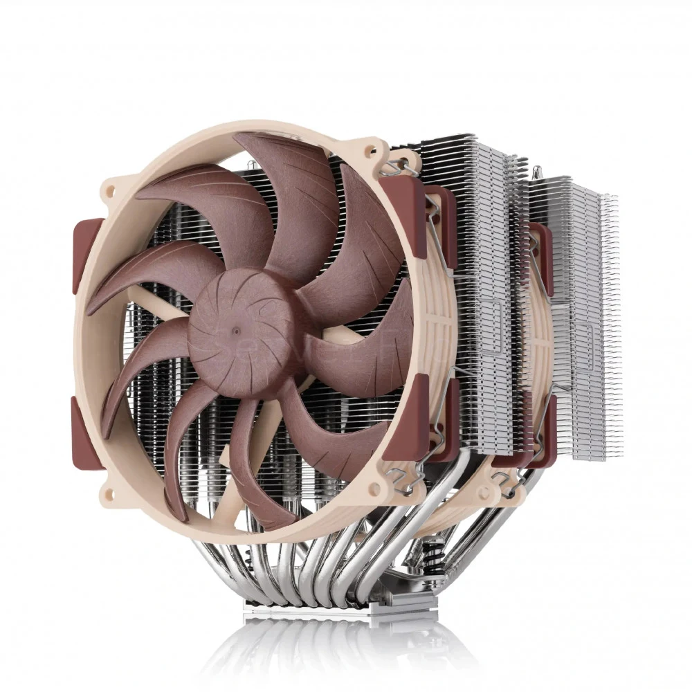 Кулер для процессора/ CPU Cooler Noctua NH-D15 G2 (228W, 4-pin PWM, 168mm, Al/Cu, 8x6mm, 2x140mm, 91.5CFM, 24.8dBA, 1500RPM, S: 1851/1700/1200/115X, AM5/AM4, Beige/Brown)