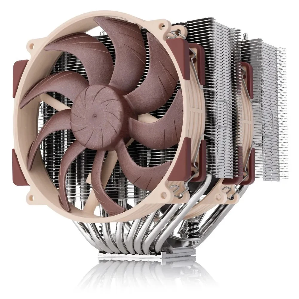 Кулер для процессора/ CPU Cooler Noctua NH-D15 G2 LBC (228W, 4-pin PWM, 168mm, Al/Cu, 8x6mm, 2x140mm, 91.5CFM, 24.8dBA, 1500RPM, S: 1851/1700/1200/115X, AM5/AM4, Beige/Brown)