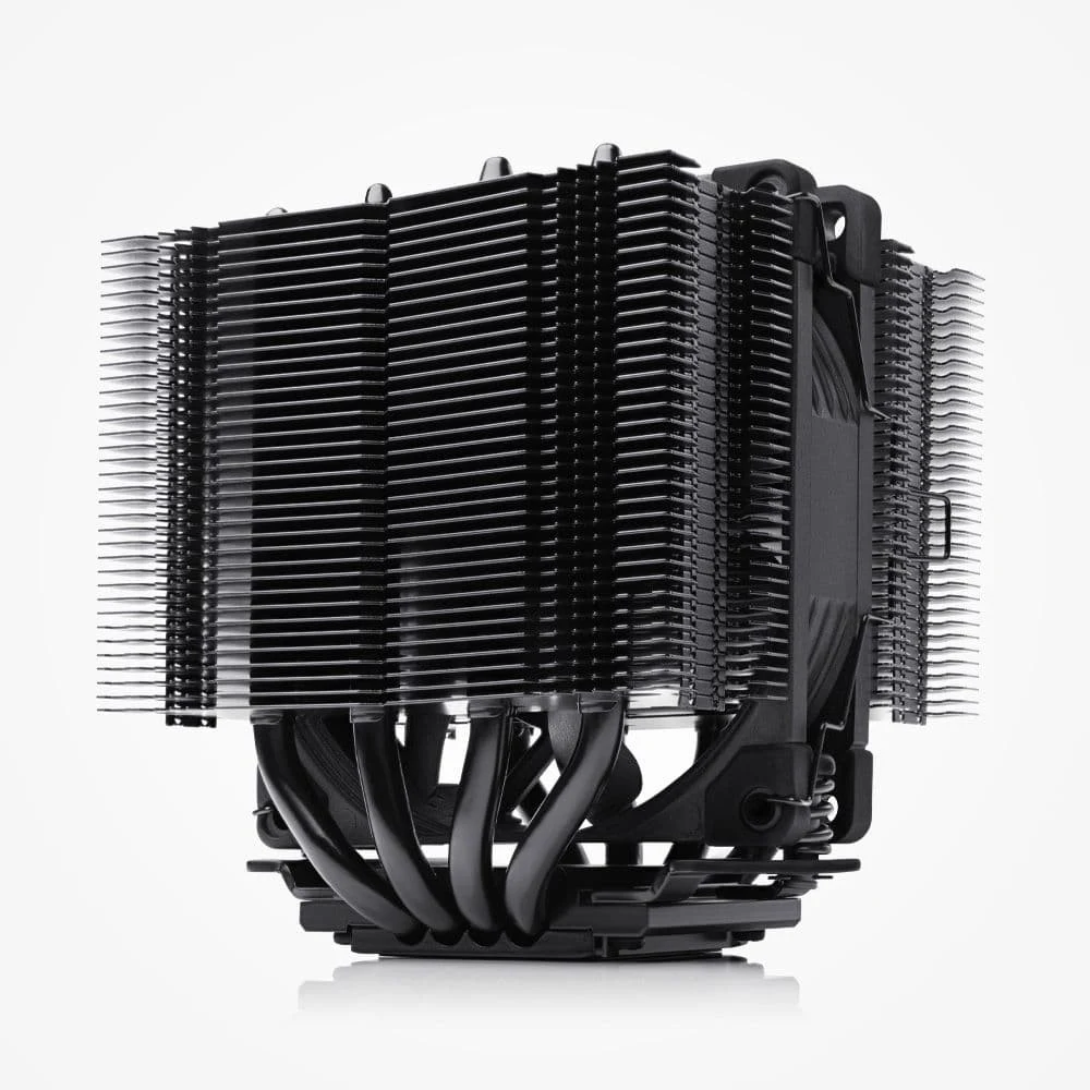 Кулер для процессора/ CPU Cooler Noctua NH-D9L chromax.black (88W, 4-pin PWM, 110mm, Al/Cu, 4x6mm, 1x92x92x25mm, 46.44CFM, 22.8dBA, 2000RPM, S: 1851/1700/1200/115X, AM5/AM4, Black)