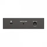 Коммутатор, D-Link, DGS-1005P/B3A, Настольный, неуправляемый, 5 портов 10/100/1000M RJ45, (4 порта PoE 802.3af/at, PoEбюджет 60 Вт)