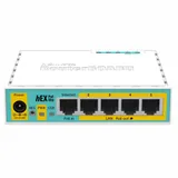 Маршрутизатор MikroTik RB750UPr2 hEX PoE lite with 650MHz CPU, 64MB RAM, 5xLAN (four with PoE out), USB, RouterOS L4, plastic case and PSU