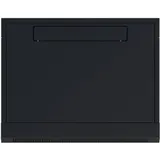 Шкаф коммутационный NTSS Lime (NTSS-WL6U5545GS-BL) настенный 6U 550x450мм пер.дв.стекл несъемн.бок.пан. 30кг черный 370мм 9.6кг 110град. 370мм IP20 сталь