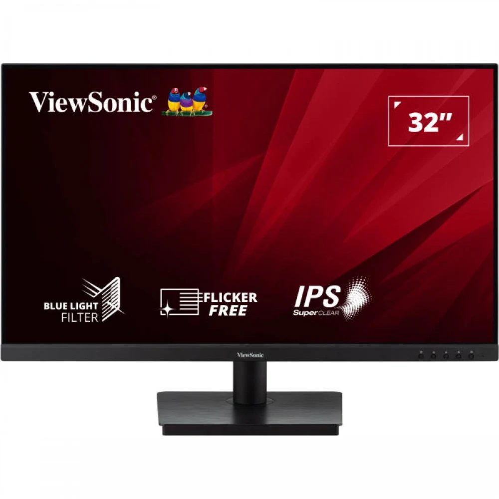 Монитор ViewSonic 31.5" VA3209-MH черный IPS LED 4ms 16:9 HDMI M/M матовая 250cd 178гр/178гр 1920x1080 75Hz VGA FHD 7.3кг Это 32-дюймовый монитор Full HD с входами HDMI и VGA для использования в офи
