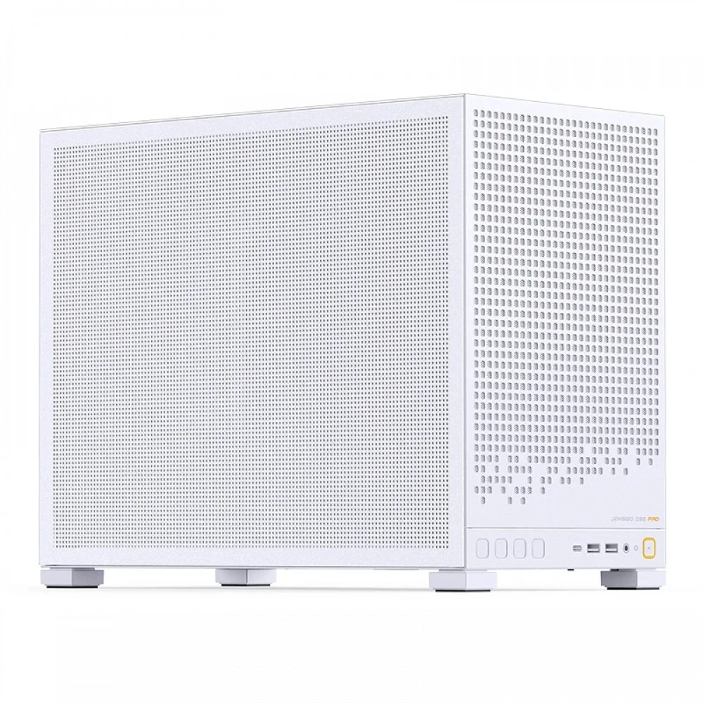 Компьютерный корпус, Jonsbo, D32 PRO MESH White, D32 PRO MESH White, Micro-ATX / Mini-ITX, 2*3.5"/4*2.5", Высота кулера до 164 мм, Длина VGA до 365 мм, 384х207х314 мм, Без Б/П, Белый