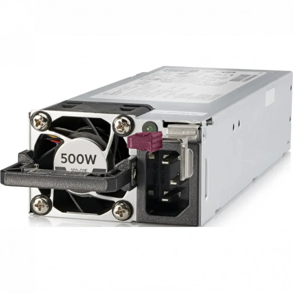 Блок питания HPE 500W Flex Slot Platinum Ho Gen10 [865408-B21], 865408-B21 866729-001 865398-001 865399-101 865399-201