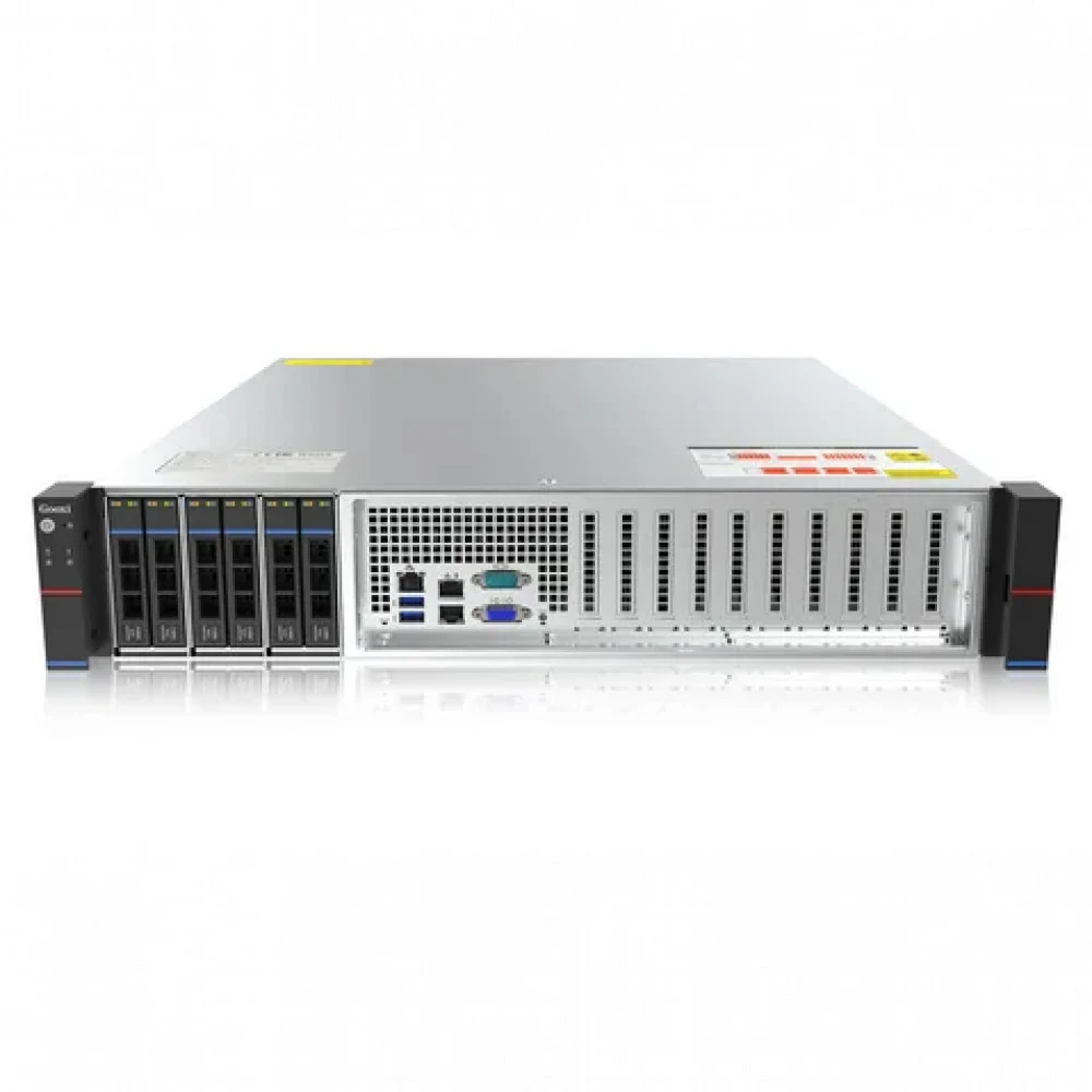 AS201-D08R-G4- Серверная платформа Gooxi 2x LGA4677/16 memory slots DDR5/8x 3.5/2.5 drives/2x800W