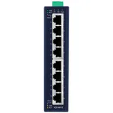 Коммутатор, Planet, IGS-801T, Промышленный, 8 портов 10/100/1000T RJ45, Корпус металл