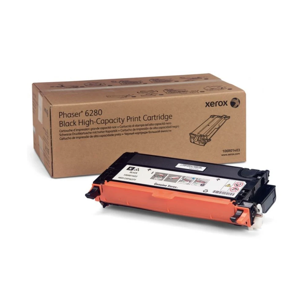 Картридж лазерный Xerox 106R01403 черный (7000стр.) для Xerox Ph 6280 (плохая упаковка)